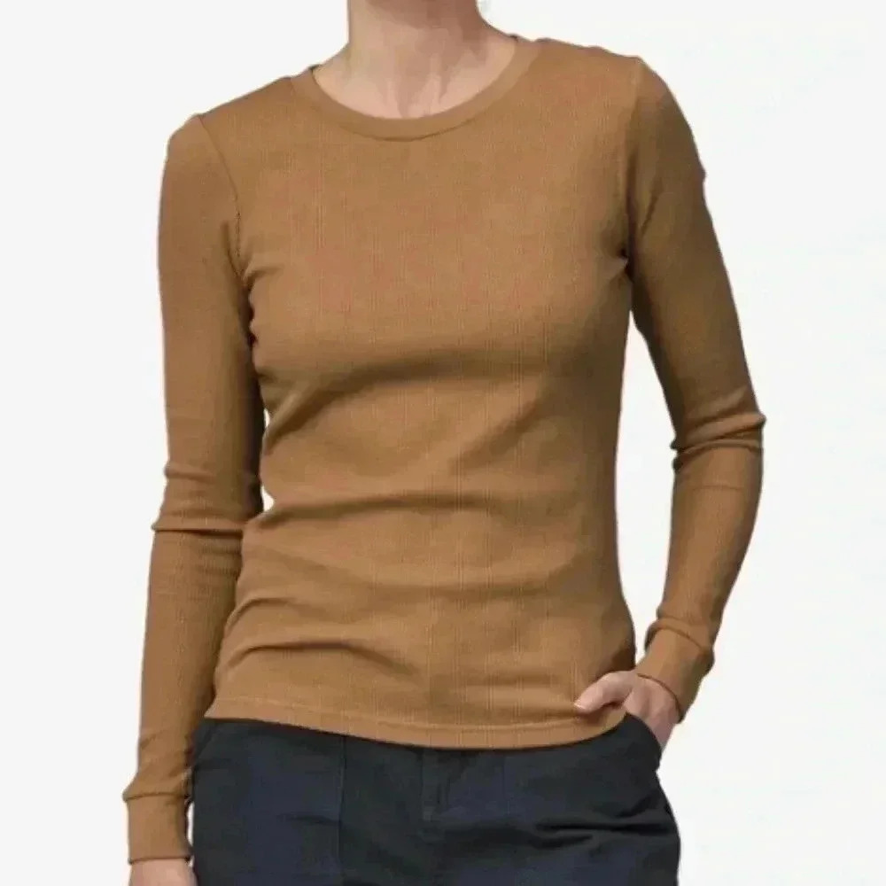 Patagonia W's Work Waffle Crew - Picture 4 of 5